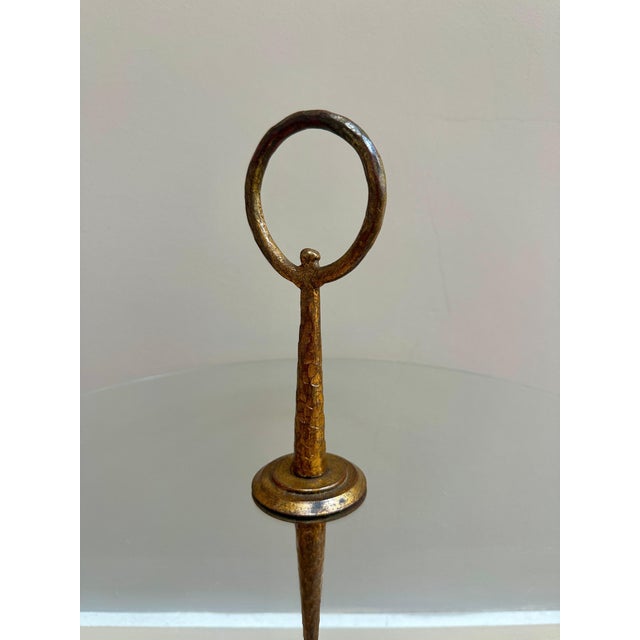 Iconic example of Giovanni Banci for Hermes during the 1970's, following the equestrian theme with inter connected hooks,...