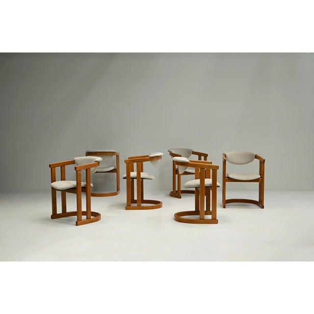 Vintage German Curved Beech Dining Chairs, 1960s, Set of 6 For Sale - Image 10 of 10