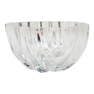 Vintage Orrefors Crystal Bowl by Lars Hellsten