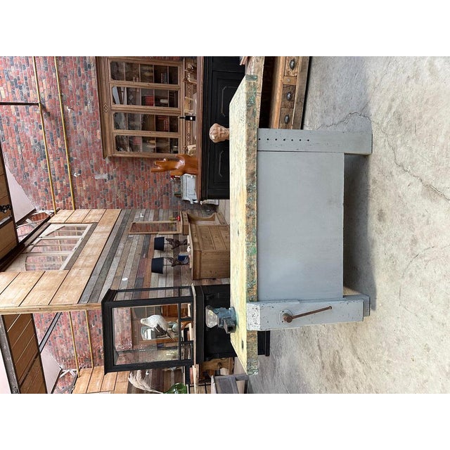 Vintage Carpenter's Workbench, 1960s For Sale - Image 14 of 18