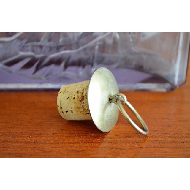 Finnish Glass Bottle by Eero Rislakki for Mätyharjun Lasi For Sale - Image 5 of 6