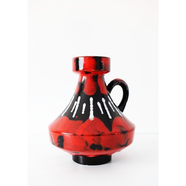 Ceramic Fat Lava 2024-18 Vase from Ilkra Keramik, 1960 For Sale - Image 7 of 7
