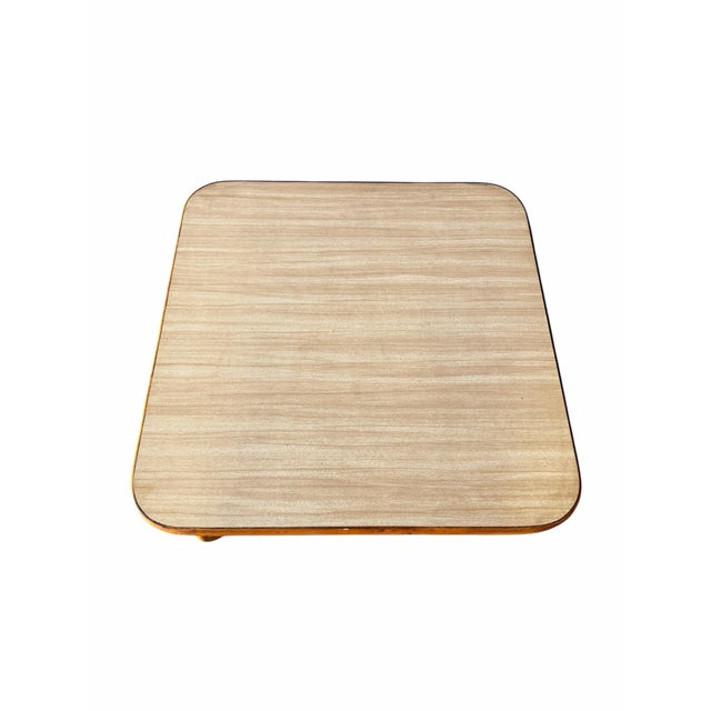 Paul Frankl Vintage 1970s California Modern Rattan Coffee Table For Sale - Image 4 of 4