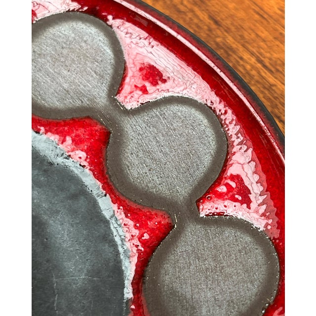 Mid-Century West German Pottery WGP Wall Plate from Dümler & Breiden, 1960s For Sale - Image 5 of 12