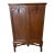 Rare 1940’s Hollywood Regency Bar Cabinet With Ice Box Drawer With Cut Outs for Glassware and Bar Tools For Sale