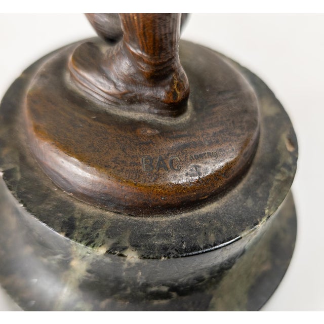 Early 20th Century Austrian Bronze of a Footballer Soccer Player For Sale - Image 9 of 10