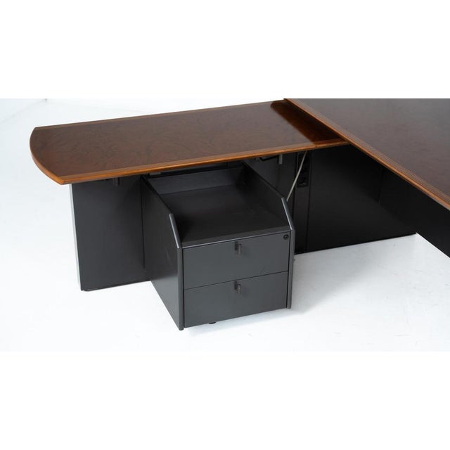 Large Artona Desk by Afra & Tobia Scarpa for Maxalto, 1970s For Sale - Image 4 of 18