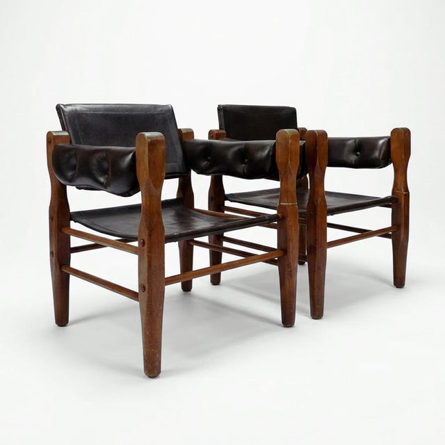 Vintage Safari Chairs, 1970s, Set of 2 For Sale - Image 6 of 6