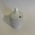 Glass 1920s Westmoreland English Hobnail Milk Glass Jam or Honey Jar With Lid and Porcelain Spoon For Sale - Image 7 of 10