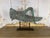An exceptional vintage copper grasshopper weathervane sculpture with a richly aged verdigris patina and striking...
