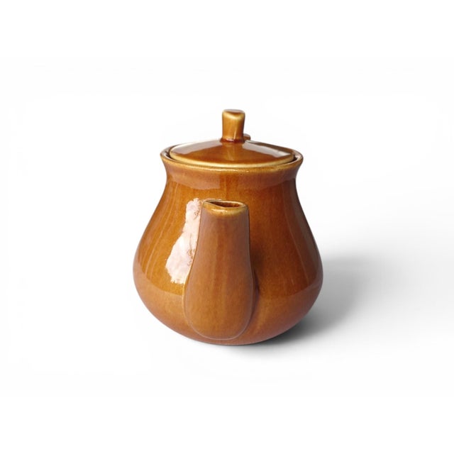 Mid-Century Ovenproof Ceramic Teapot from Waku, Germany, 1960s For Sale - Image 4 of 9