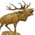 Metal Bronze Elk Sculpture For Sale - Image 7 of 14