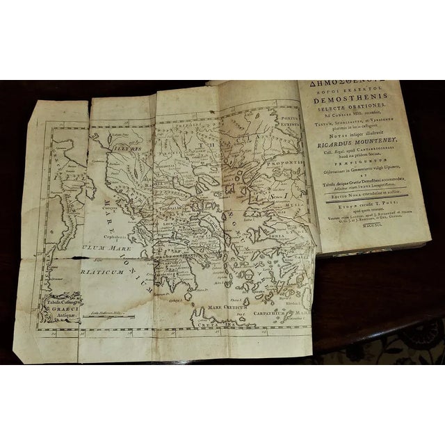 PRESENTING A FABULOUSLY Rare ANTIQUARIAN book from 1791, namely, Demosthenis Selectae Orationes by Richard Mounteney 1791...