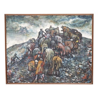 Royston Eroyd, Slag Heap, 1984, Acrylic For Sale
