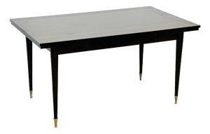 Art Deco Modern Extendable Dining Table in Macassar Ebony, France, 1950s