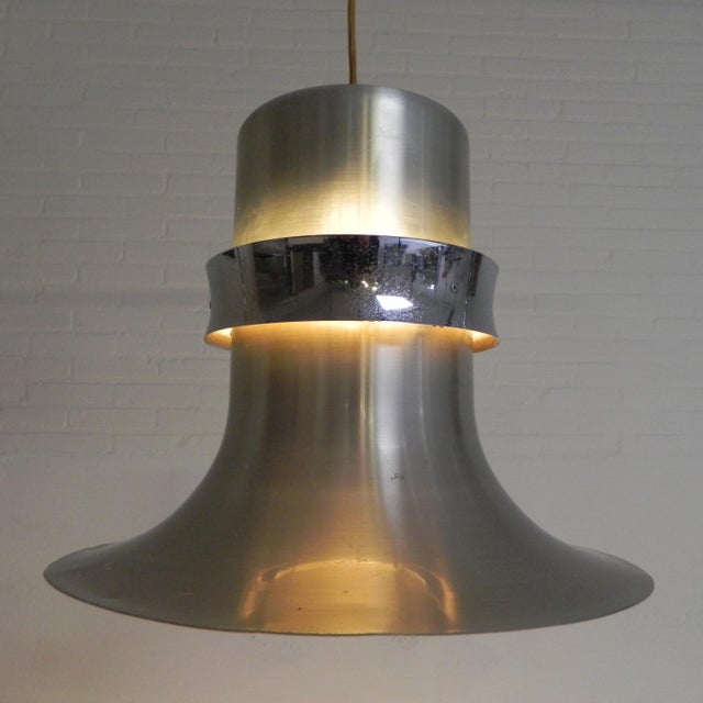 Anders Pehrson Large Hanging Lamp by Anders Pehrson for Ateljé Lyktan, Sweden, 1970s For Sale - Image 4 of 13