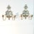 Metal Mid Century Hollywood Regency Gold Wall Sconces - a Pair For Sale - Image 7 of 7