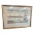 Historical Americana 18th Century a View of Fort George With the City of New York From the Southwest Hudson River Copper Plate Engraving, Framed For Sale