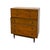 1960s Vintage Mid Century Modern American Walnut Tallboy 5 Drawer Dresser For Sale - Image 5 of 10