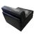 Modular Black Leather Lounge Chair in the style of de Sede, 1970s, in Restored conditions. Designed 1970 to 1979