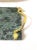 1990s Art Deco Michael Aram Brass Snake Grazing Board Verde Guatemala Green Marble Cheese Charcuterie Tray Serpent Art Deco Hollywood Regency Platter For Sale In Savannah - Image 6 of 13