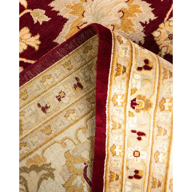 Mogul, One-of-a-Kind Hand-Knotted Area Rug in Red , 12' 2" x 15' 3" For Sale In New York - Image 6 of 8