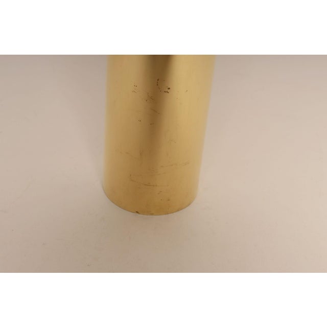 Italian Modern Brass-Plated Steel and Teak Cocktail Pitcher and Stirrer/Spoon For Sale - Image 13 of 18