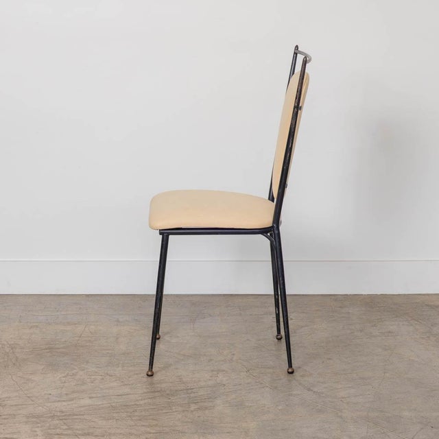 1940s 1940s French Iron Dining Chairs, Set of 4 For Sale - Image 5 of 14