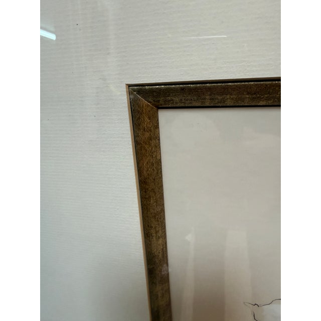 Elizabeth Jardine Striped Vase With Flowers Art Print, Signed For Sale - Image 10 of 12