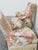 Upholstered Slipper Lounge Chairs Depicting Pheasants and Peon, Set of 2 For Sale - Image 9 of 13