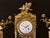 19thC French Louis XVI Gilt Bronze Marble Clock Set 3pc For Sale - Image 9 of 17