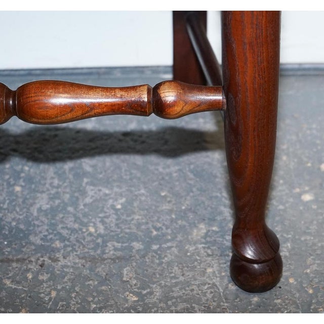 Antique English Rush Seat Ladderback Dining Chairs, 1910s, Set of 6 For Sale - Image 18 of 18
