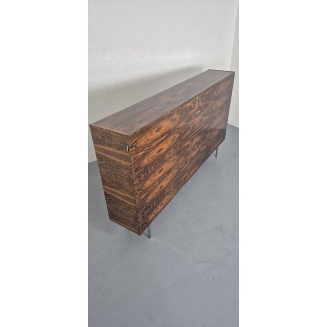 Brown Large Mid-Century Modern Swiss Sideboard, 1960s For Sale - Image 8 of 17
