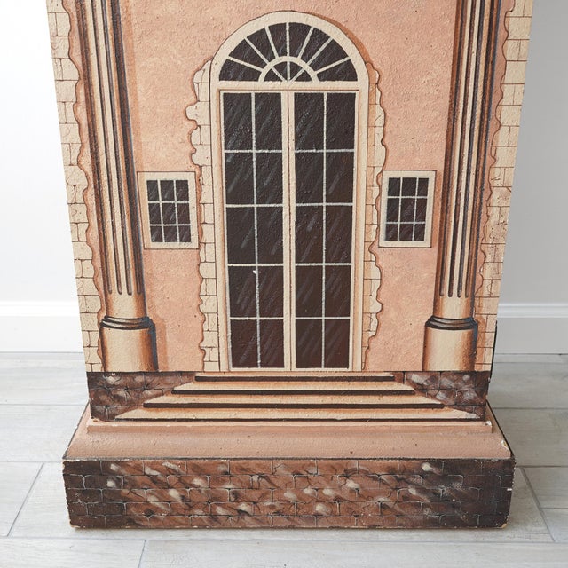 20th Century Maitland-Smith Dollhouse Georgian Townhouse Cabinet/Bar For Sale - Image 11 of 18