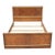 Vintage Mid Century Modern Art Deco Walnut Full Size Bed Frame by Joerns Bros For Sale