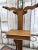 19th Century Dutch Elm Hall Stand with Mirror, Coat Hooks and Umbrella Holders For Sale - Image 4 of 8