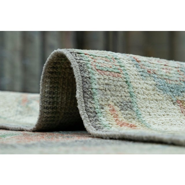 Textile Turkish Oushak Runner Rug 2'10" x 26'6" #17524 For Sale - Image 7 of 8