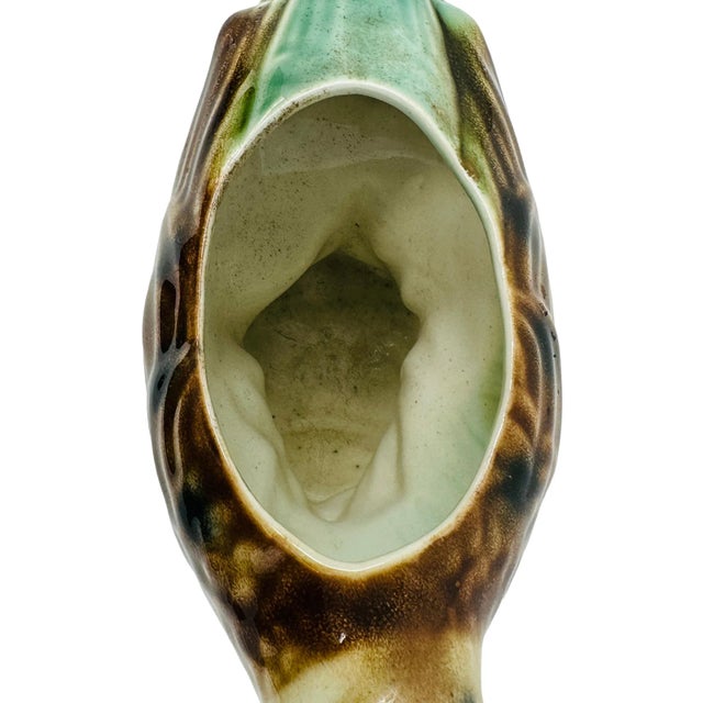 Vintage Mid Century Ceramic Pheasant Plant Holder Made in Usa For Sale - Image 10 of 12