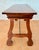 Wood Spanish Baroque Style Carved Wooden Console Table with Wrought Iron Stretcher, 1930 For Sale - Image 7 of 10