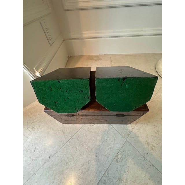 Vintage Handcrafted Pair of Equestrian Bookends With Horse of Embossed Copper on Wood, Made in England For Sale - Image 12 of 14