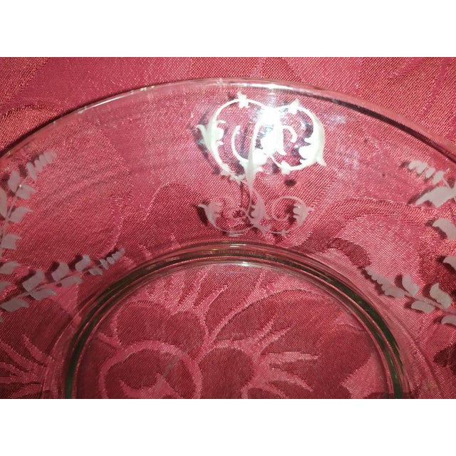 18th Century Glass Plate from Real Fábrica de Cristales de La Granja de San Ildefonso For Sale - Image 3 of 7