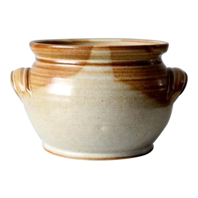 Vintage Studio Pottery Serving Bowl For Sale