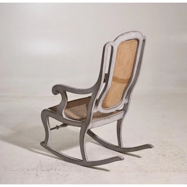 Scandinavian Rocking Chair, 19th Century For Sale - Image 5 of 6