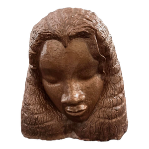 1990s Girl Full Size Ceramic Bust /Head Sculpture Limited Edition Signed 5/25
