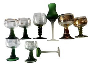 Goblets, 1950s, Set of 9