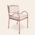 Panarea Armchair in Red and White Upholstery by Ceraudo For Sale - Image 6 of 6