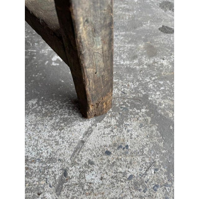 1940s Industrial Wooden Trestles, 1940s, Set of 2 For Sale - Image 5 of 8
