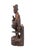 Traditional 19th Century Chinese Qing Dynasty Carved Wood Guanyin Sculpture With Attendants For Sale - Image 3 of 8