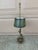 Mid-20th Century French Provincial Brass Bouillotte Lamp With Green Shade For Sale - Image 9 of 10