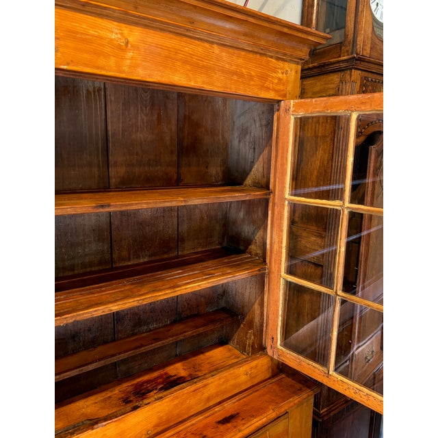 19th Century American Pennsylvania Dutch Step-Back Cupboard For Sale - Image 12 of 12